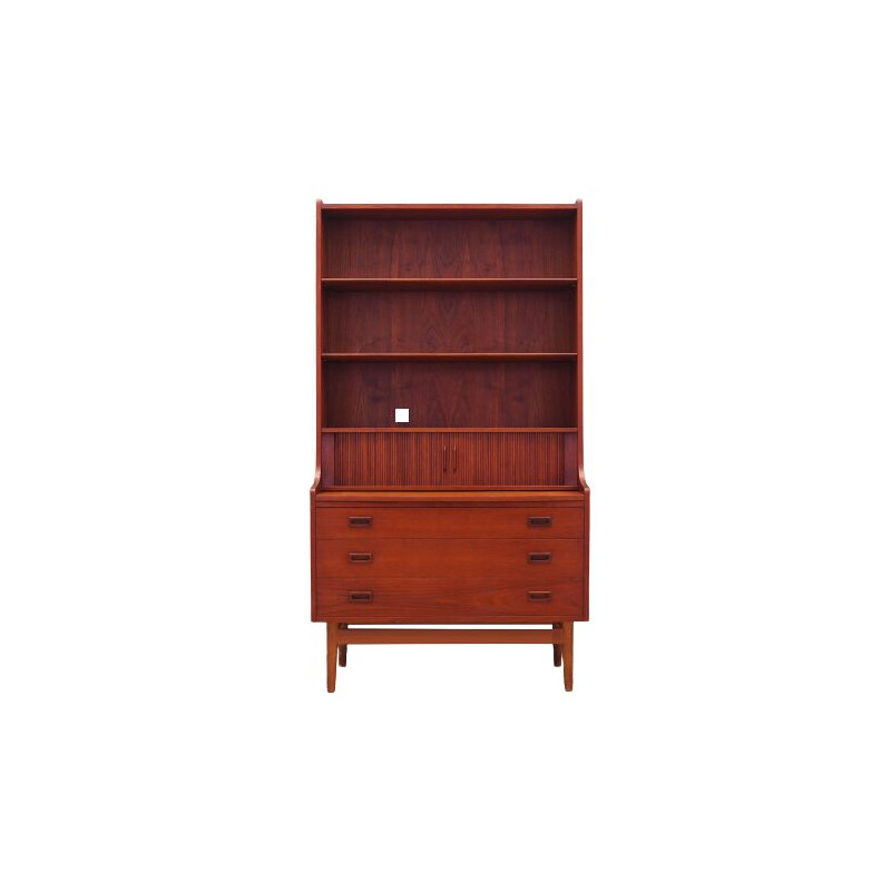 Vintage Teak bookcase Johannes Sorth Denmark 1970s