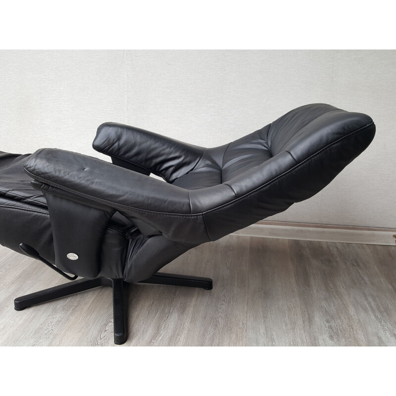 Fauteuil vintage en cuir