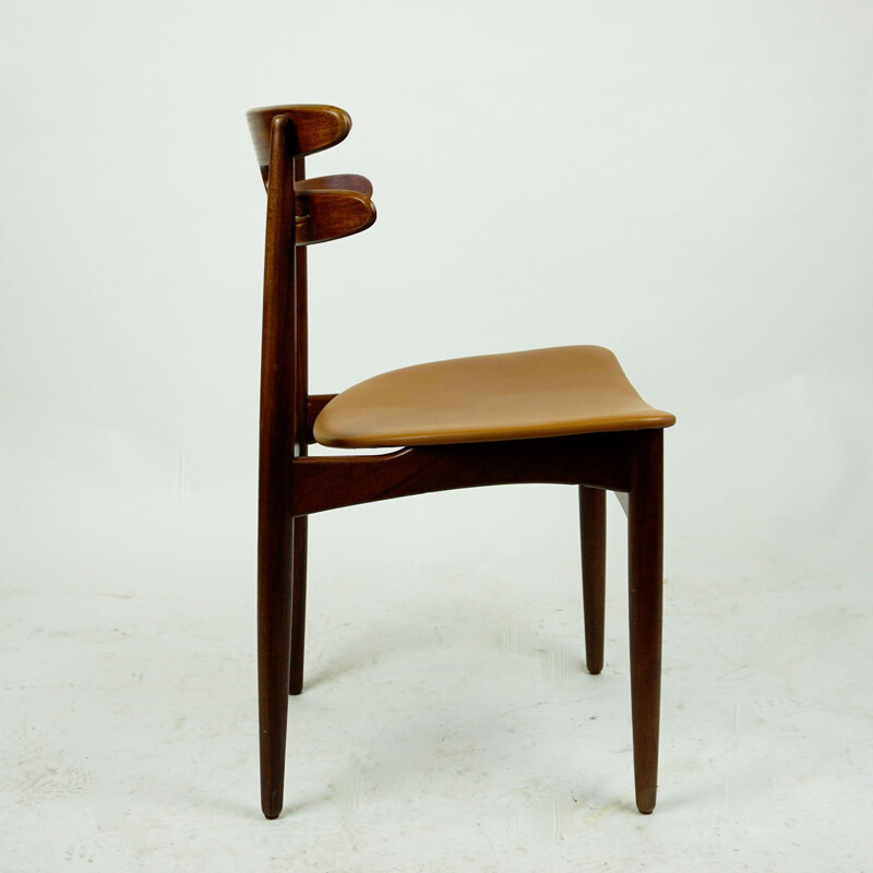 Set of 4 vintage Mod. 178 Teak Dining Chairs by Johannes Andersen Denmark