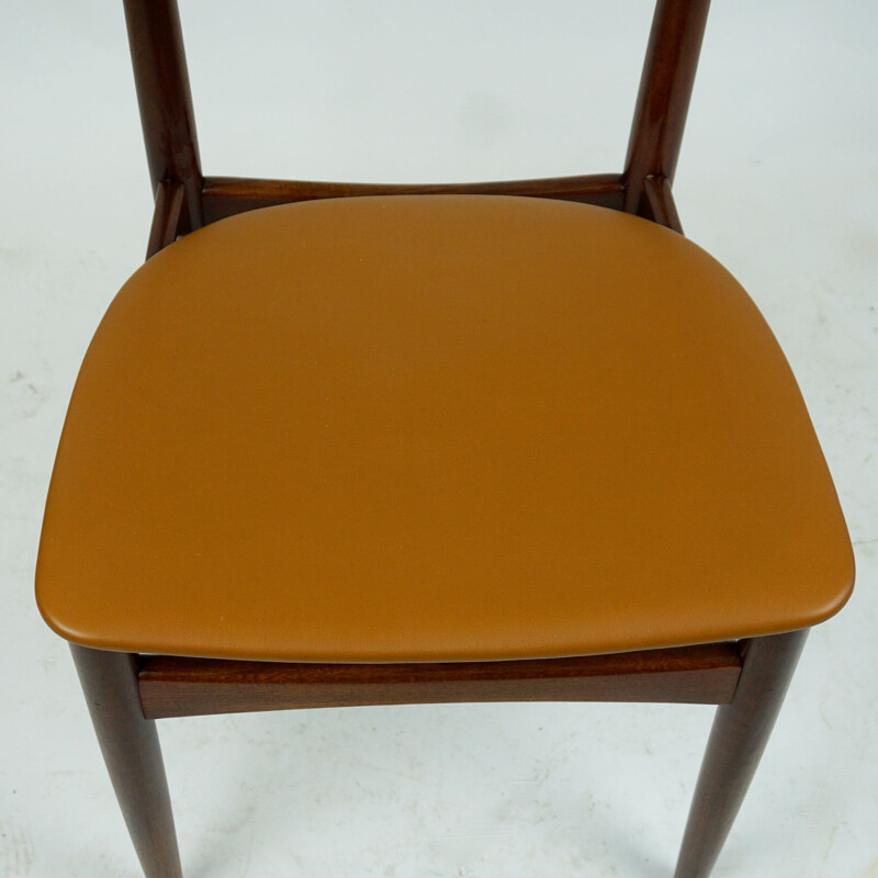 Set of 4 vintage Mod. 178 Teak Dining Chairs by Johannes Andersen Denmark