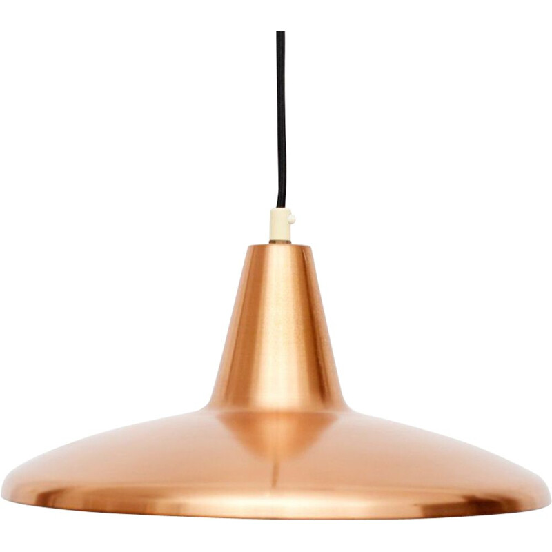 Vintage lamp in copper lacquered Scandinavian 1960s