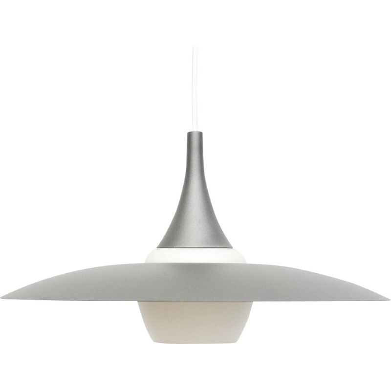 Vintage pendant lamp in grey Scandinavian 1970s