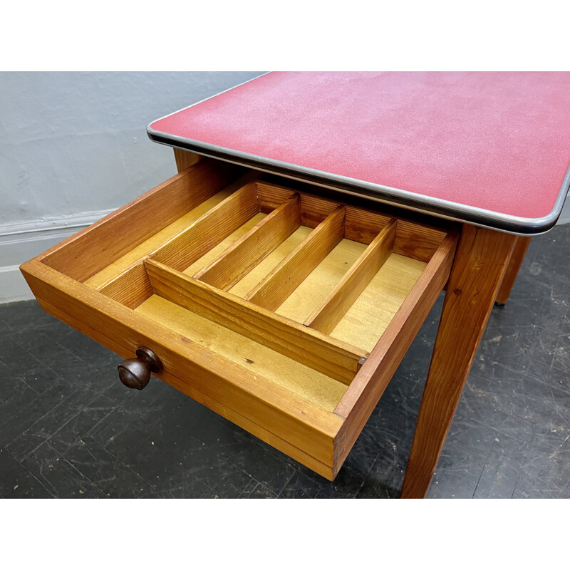 Vintage Formica Dining Kitchen Table 