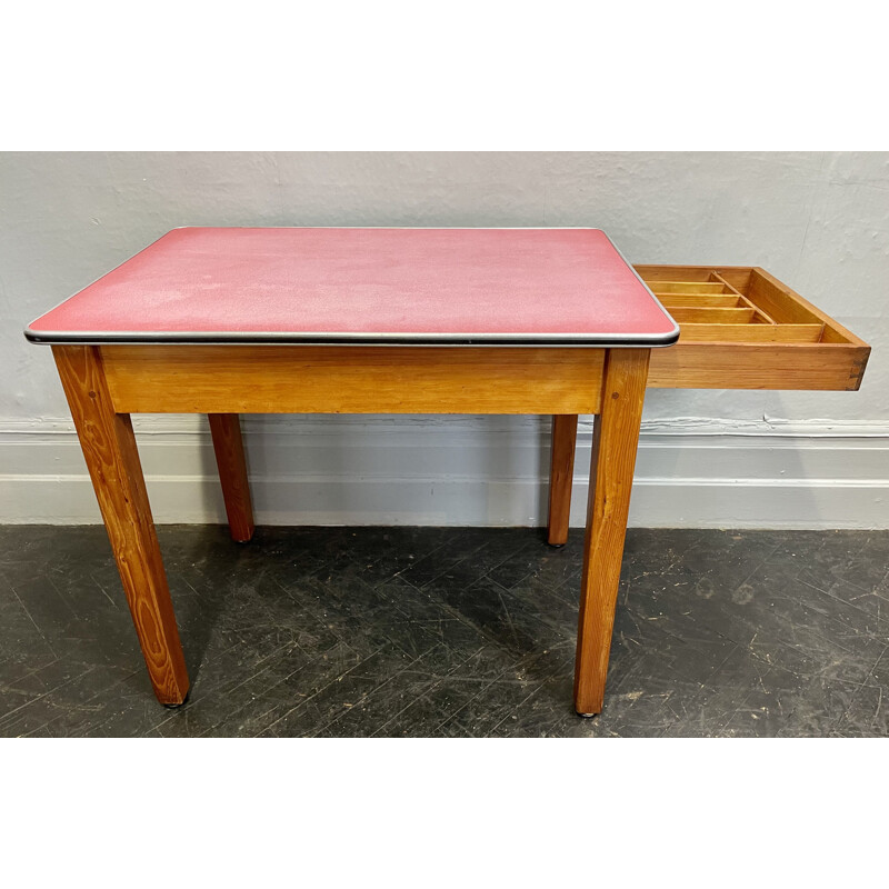 Vintage Formica Dining Kitchen Table 