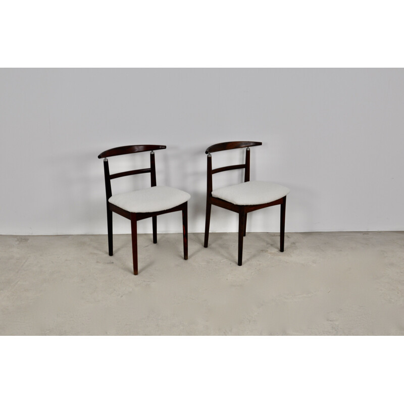 Pair of Vintage Dining Chairs by Helge Sibast & Jörgen Rammeskov for Sibast furniture, 1962