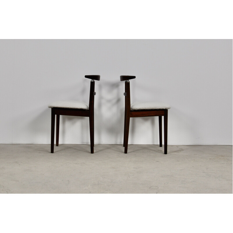 Pair of Vintage Dining Chairs by Helge Sibast & Jörgen Rammeskov for Sibast furniture, 1962