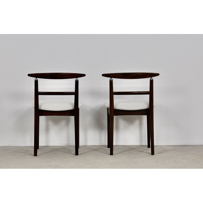 Pair of Vintage Dining Chairs by Helge Sibast & Jörgen Rammeskov for Sibast furniture, 1962