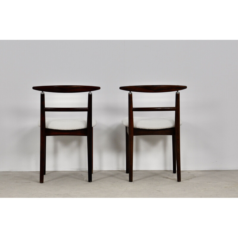 Paire de chaises vintage par Helge Sibast & Jörgen Rammeskov pour le mobilier Sibast, 1962