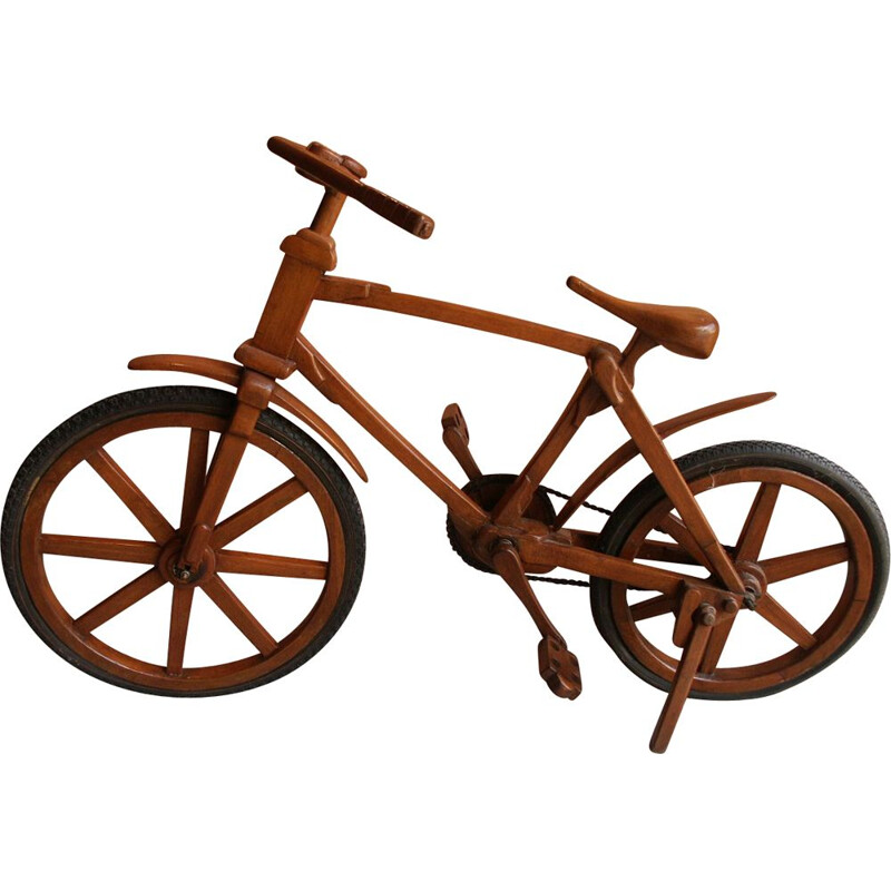 Vintage teak fiets voor Startek