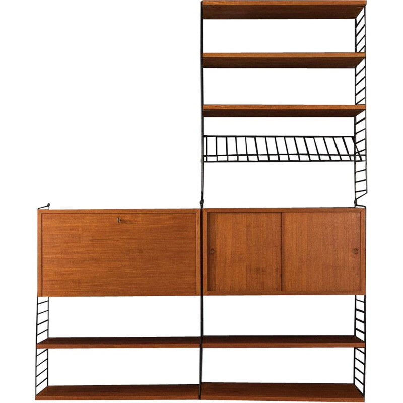 Vintage Wall Unit Nils Strinning 1950s