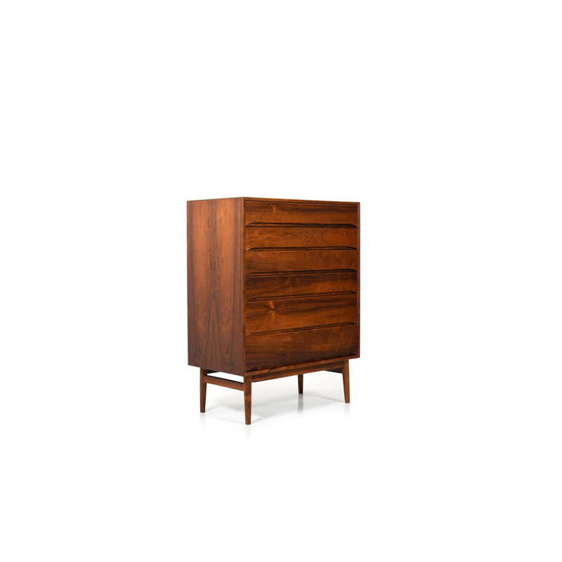 Mid Century Tallboy Chest by Svend Langkilde Danish 1960