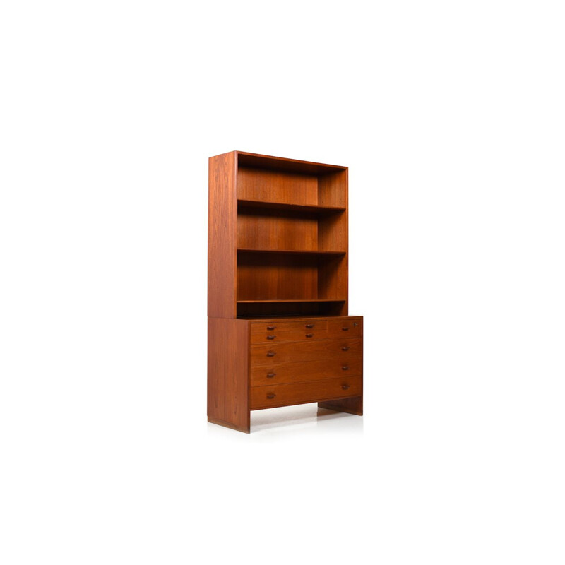 Vintage teak bookcase model RY16 by Hans J. Wegner for Ry Møbler, 1958