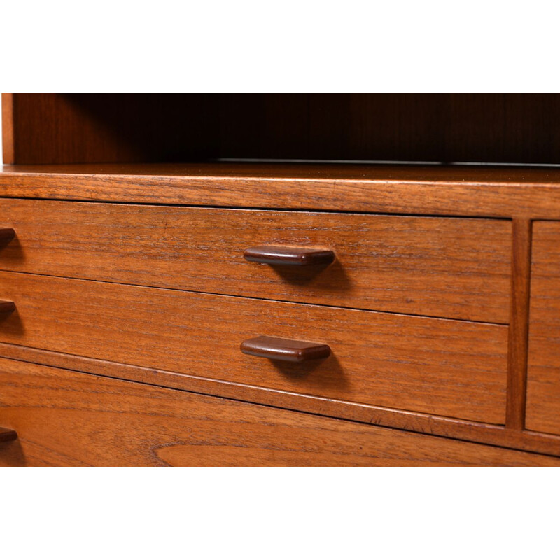 Vintage teak bookcase model RY16 by Hans J. Wegner for Ry Møbler, 1958