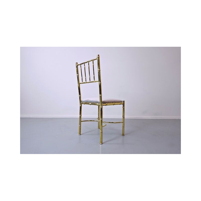 Set of 10 vintage Brass Chairs 1940