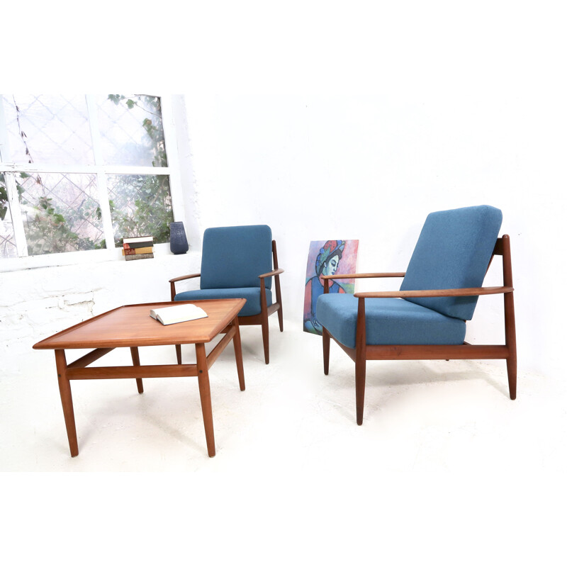 Fauteuil vintage par Grete Jalk pour France & Son 1960