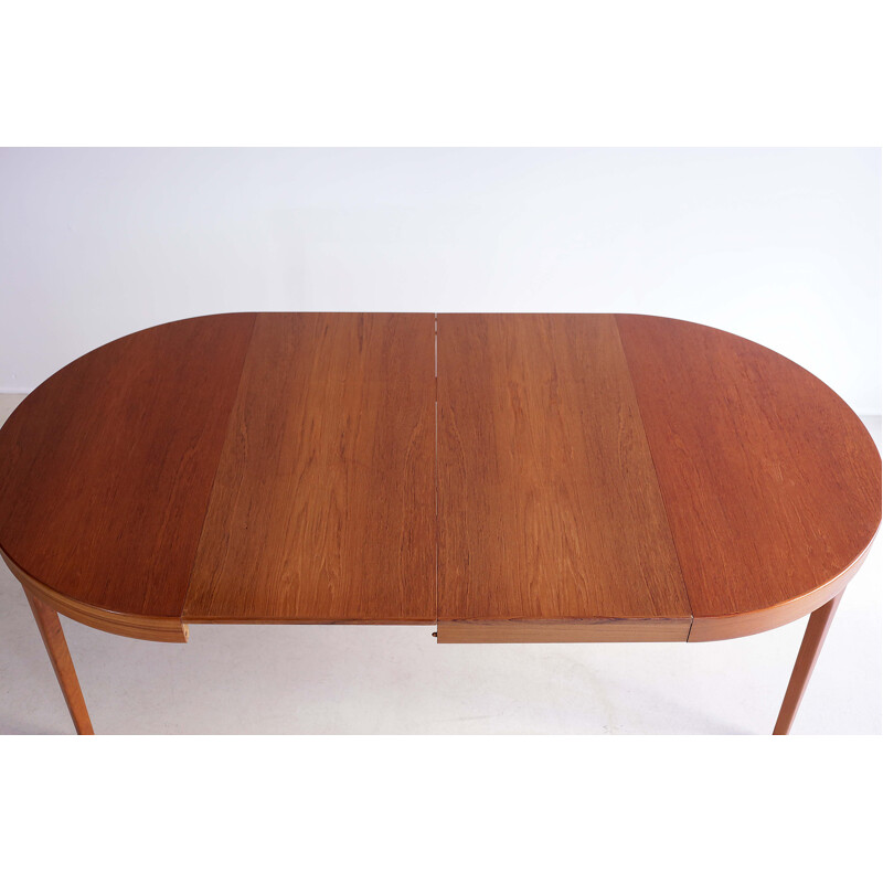 Table extensible vintage par Johannes Andersen 1960