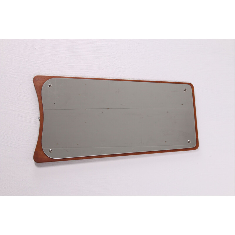 Miroir vintage en teck danois