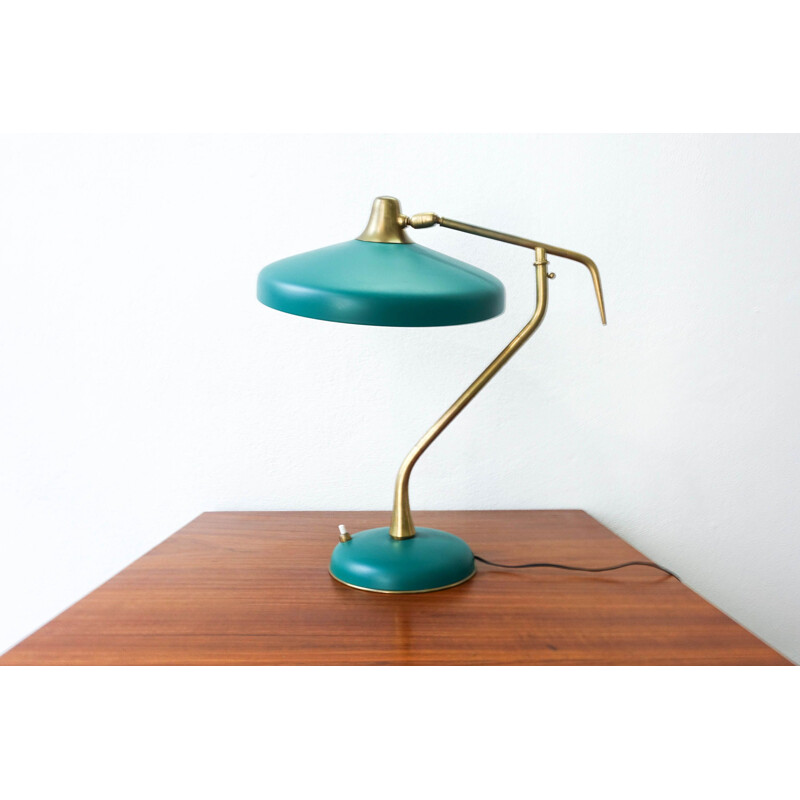 Vintage table lamp by Oscar Torlasco for Lumi, Italy 1950