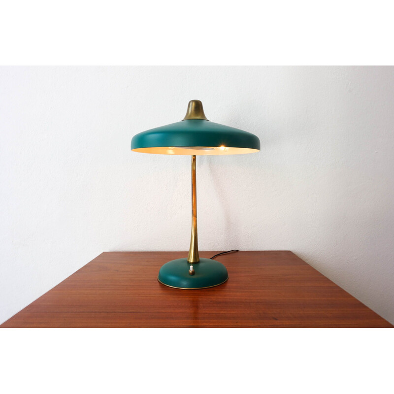 Lampe de table vintage de Oscar Torlasco pour Lumi, Italie 1950