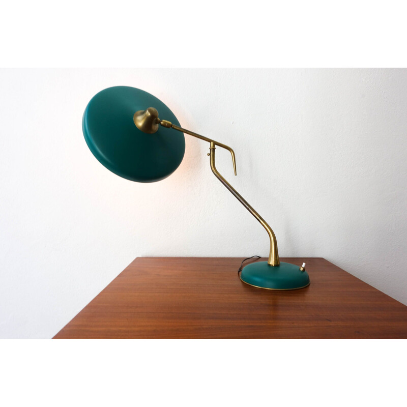 Lampe de table vintage de Oscar Torlasco pour Lumi, Italie 1950