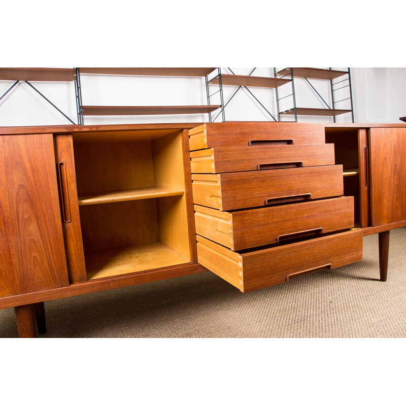 Vintage teak sideboard, Gigant model, by Nils Jonsson for Troeds, Sweden 1960