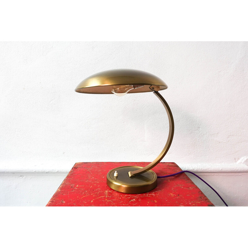 Lampe de table vintage, modèle 6751, par Christian Dell pour Kaiser Idell, Allemagne 1950