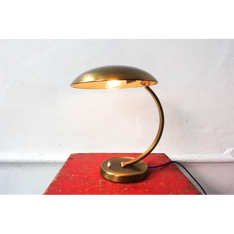 Lampe de table vintage, modèle 6751, par Christian Dell pour Kaiser Idell, Allemagne 1950