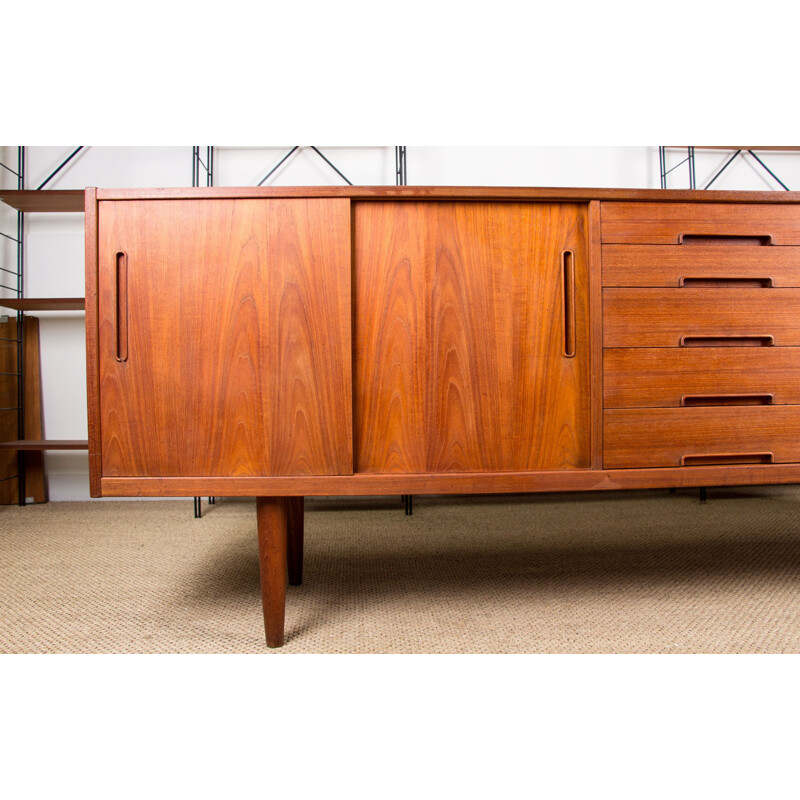 Vintage teak sideboard, Gigant model, by Nils Jonsson for Troeds, Sweden 1960