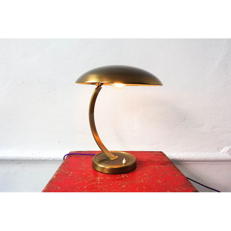 Lampe de table vintage, modèle 6751, par Christian Dell pour Kaiser Idell, Allemagne 1950