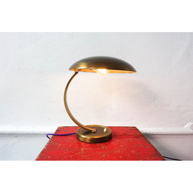 Lampe de table vintage, modèle 6751, par Christian Dell pour Kaiser Idell, Allemagne 1950