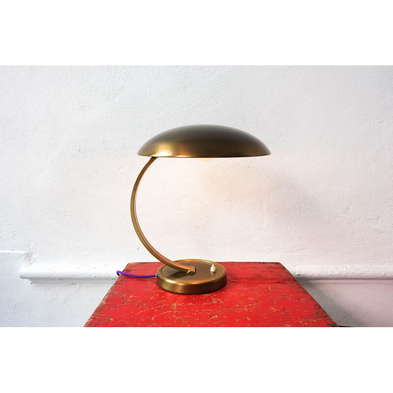 Vintage table lamp, model 6751, by Christian Dell for Kaiser Idell, Germany 1950