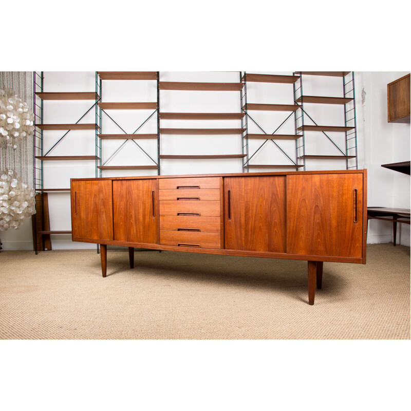 Vintage teak sideboard, Gigant model, by Nils Jonsson for Troeds, Sweden 1960