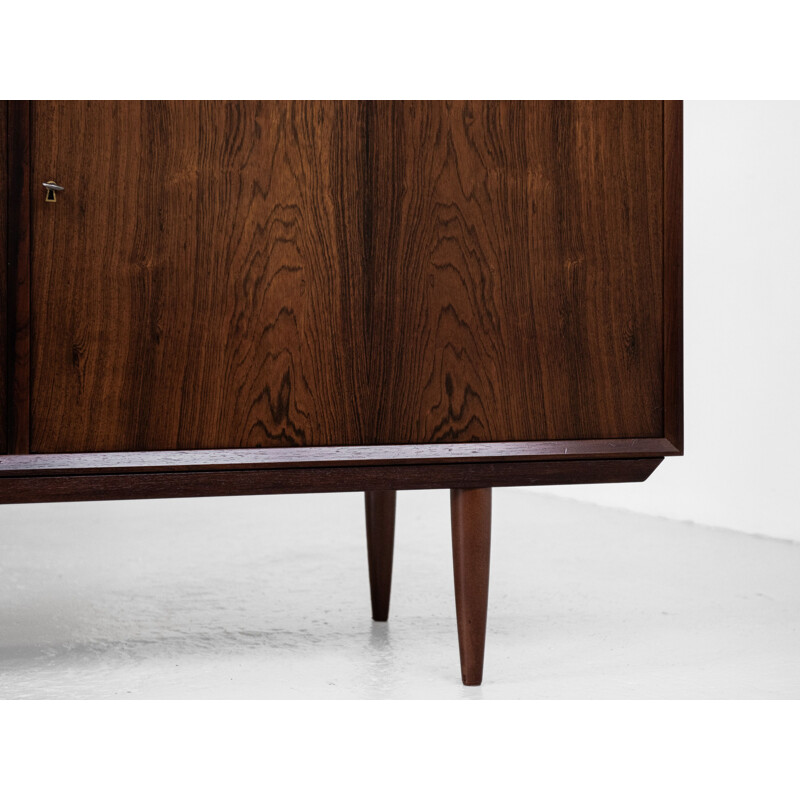 Vintage rosewood highboard by Brouer, Denmark 1960