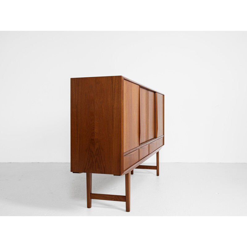 Vintage teak sideboard by E W Bach for Sejling Skabe, Denmark 1960