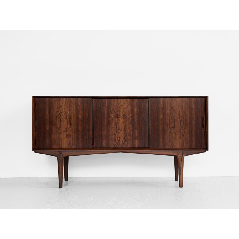 Vintage rosewood highboard by Rosengren Hansen, Denmark 1960