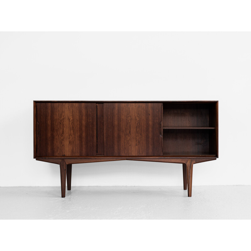 Vintage rosewood highboard by Rosengren Hansen, Denmark 1960