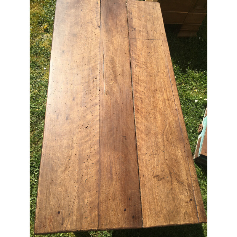 Vintage oak side table