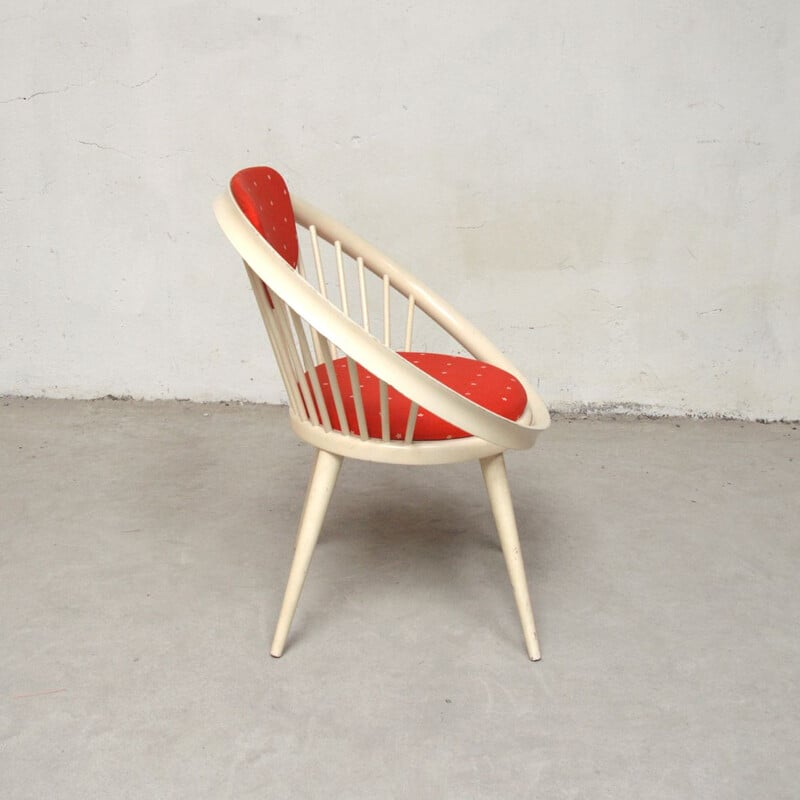 Fauteuil vintage Circle par Yngve Ekström, Suède 1960