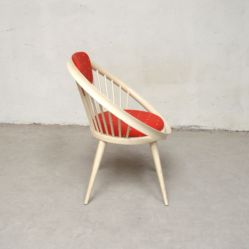 Vintage Circle armchair by Yngve Ekström, Sweden 1960