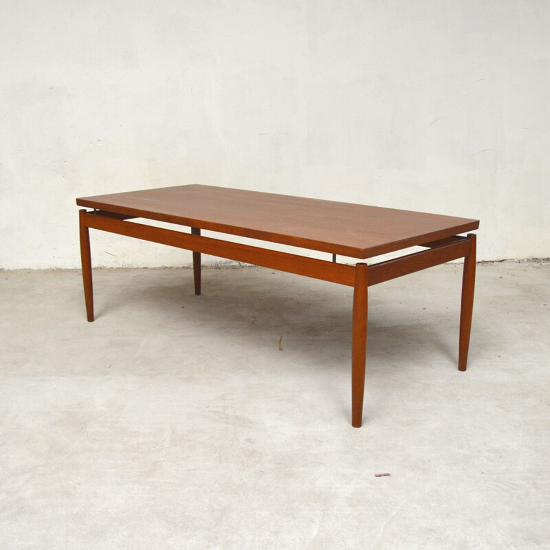 Table basse vintage en teck par Grete Jalk pour France & Son, Danemark 1960