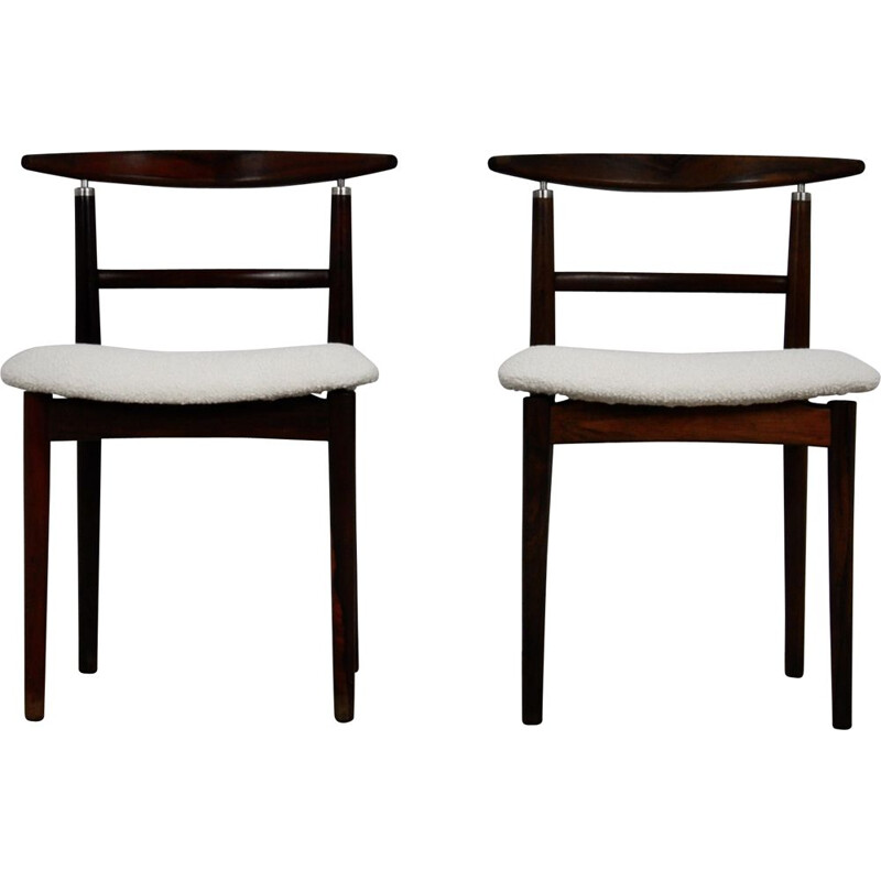 Pair of Vintage Dining Chairs by Helge Sibast & Jörgen Rammeskov for Sibast furniture, 1962