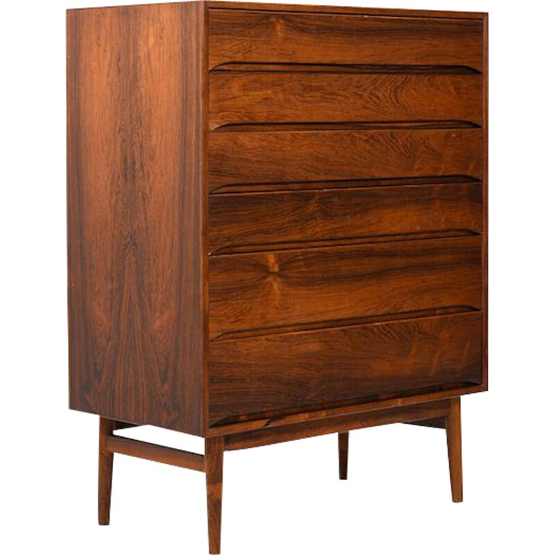 Mid Century Tallboy Chest by Svend Langkilde Danish 1960