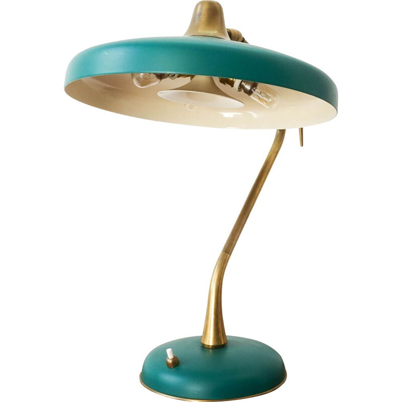 Lampe de table vintage de Oscar Torlasco pour Lumi, Italie 1950