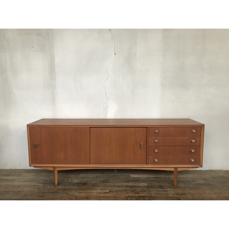 Vintage teak sideboard Scandinavian 1950s