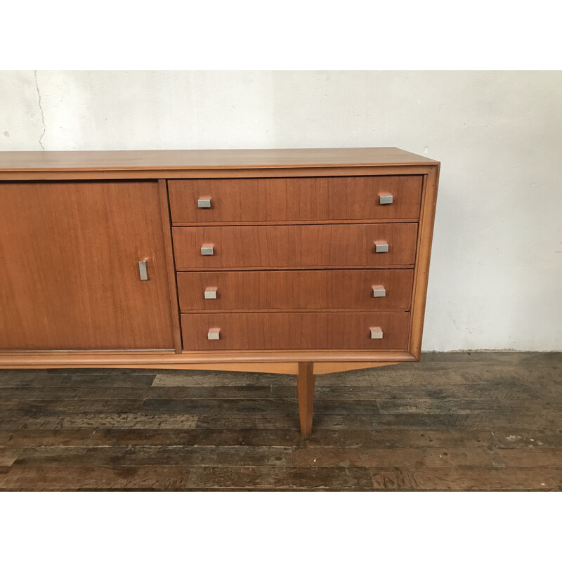 Vintage teak sideboard Scandinavian 1950s