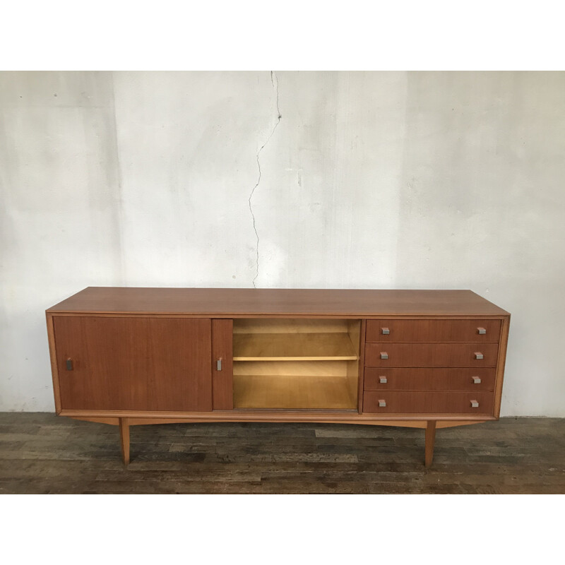 Vintage teak sideboard Scandinavian 1950s