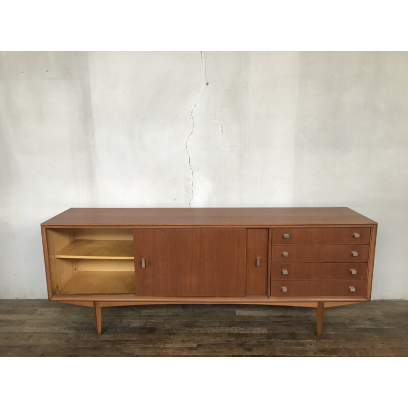 Vintage teak sideboard Scandinavian 1950s