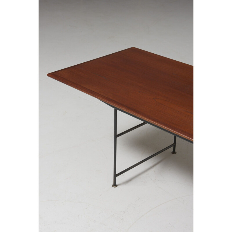 Vintage teak coffee table by Östen Kristiansson for Vittsjö Möbelfabrik, Sweden 1950