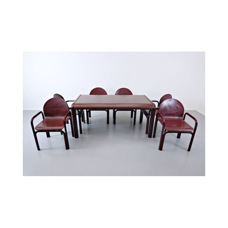 Table et chaise vintage de Gae Aulenti pour Knoll International