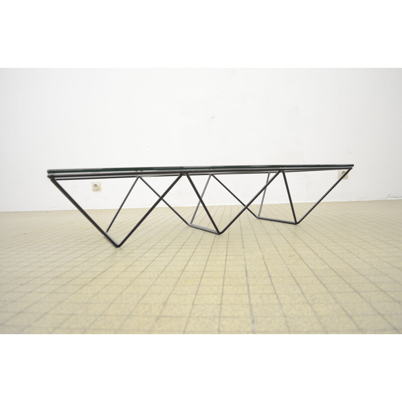 Vintage B&B Alanda rectangular coffee table by Paolo Piva Italia 1981